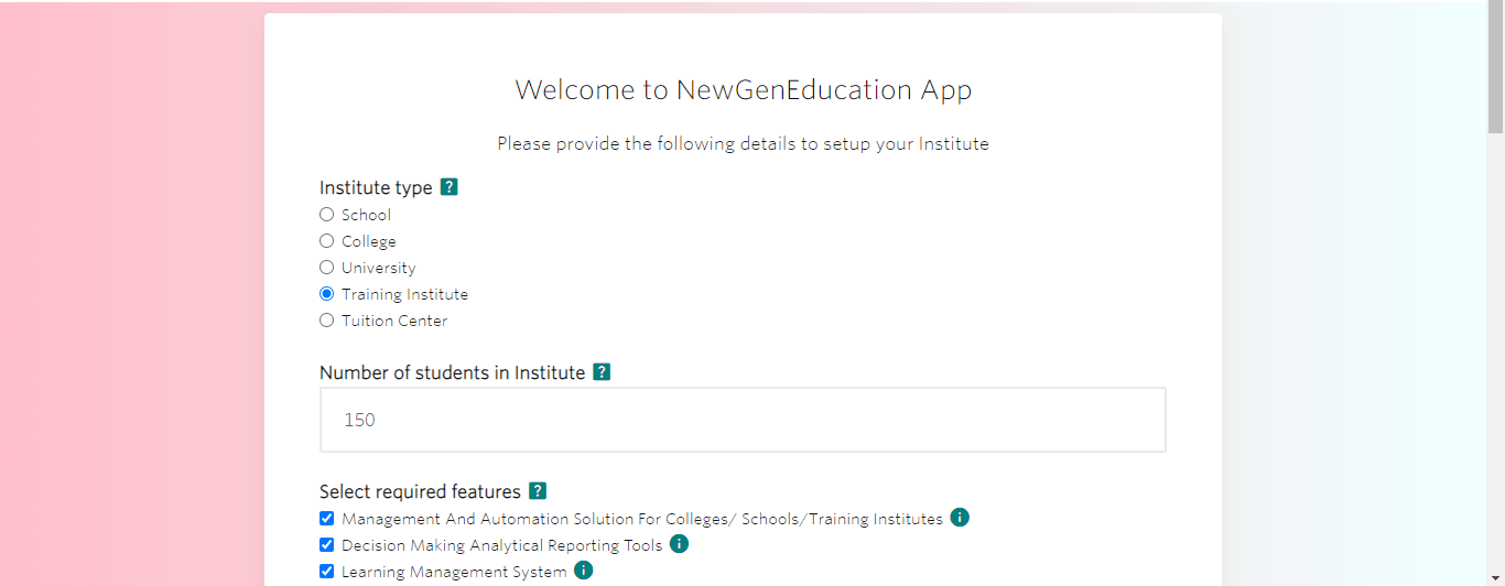 NewGenEducationApp-Signup-Step 6